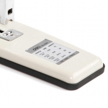 得力（deli）0394 重型订书机/加厚订书器 80页（适用书针23/6~23/13）灰色