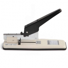 得力（deli）0394 重型订书机/加厚订书器 80页（适用书针23/6~23/13）灰色