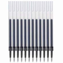 三菱（UNI）UMR-10 啫喱笔替芯/签字笔芯/中性笔芯 1.0mm（适用UM-153）黑色 12支装