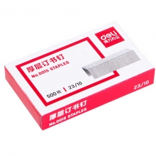 得力（deli）0015 厚层订书钉/加厚订书针 60页 23/10 单盒装