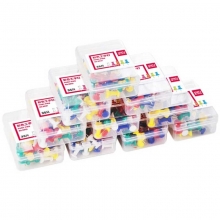 得力（deli）0021 彩色工字钉/软木板钉 35枚/盒 10盒装