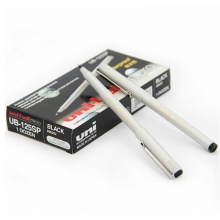 三菱（UNI）UB-125 直液式中性笔/一次性耐水走珠笔 0.5mm 黑色 12支装