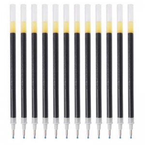 百乐（PILOT）BLS-G1-5 中性笔替芯/签字笔芯（适用BL-G1-5T）0.5mm 黑色 12支装