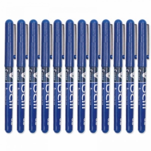 百乐（PILOT）BL-VB5 威宝直液式走珠笔/水性笔/签字笔 0.5mm 蓝色 12支装