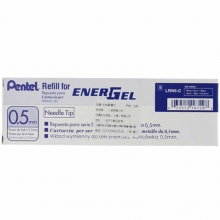 派通（Pentel）LRN5 中性笔芯（适用BL625/BLN75/BLN105/BLN2005）0.5mm 蓝色 12支装