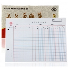 成文厚（ChengWenHou）乙式-616 库存材料明细帐/帐页（16K）265*190mm 100张/本