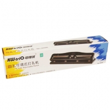 可得优（KW-triO）999D 四孔可调式打孔机（孔距可调）打孔厚度10页 黑色