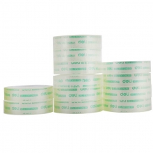 得力（deli）30015 透明文具胶带 12mm*30y 12卷/筒