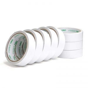 得力（deli）30415 棉纸双面胶带 36mm*10y 8卷装