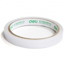 得力（deli）30405 棉纸双面胶带 12mm*10y 单卷装