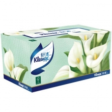 舒洁（Kleenex）2312-02 马蹄莲硬盒抽纸 200抽 3盒/提