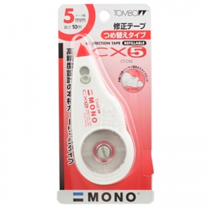 蜻蜓（TOMBOW）CT-CX5 修改带/修正带/涂改带 5mm*10m