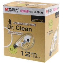 晨光（M&G）ACT51701 修正带/涂改带 5mm*12m（颜色随机）12卡/盒