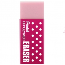 派通（Pentel）ZEH-05 高聚合物洁净彩色橡皮 颜色随机 48块/盒