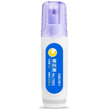 得力（deli）7382 笔形环保修正液/涂改液 12ml 不锈钢笔头 16支装