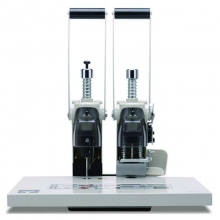 得力（deli）3885 省力型单据打孔机 财务凭证装订机 可装订38mm 适用铆管5.0mm