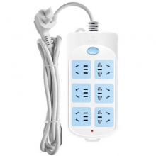 公牛（BULL）GN-603 新国标电源插座/插线板/接线板 过载保护 6位总控 1.8米