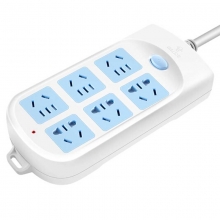 公牛（BULL）GN-603 新国标电源插座/插线板/接线板 过载保护 6位总控 1.8米