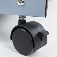 杰丽斯（JIELISI）S-36 带锁雨伞架 雨伞收纳架 金属雨具储存固定架雨伞架 伞架 挂伞架 万向轮 孔伞架伞桶 36孔