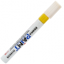 斑马（ZEBRA）MOP-200M PAINT 油漆笔/补漆笔/记号笔/签名签到笔（黄色）