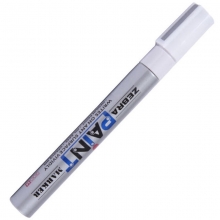 斑马（ZEBRA）MOP-200M PAINT 油漆笔/补漆笔/记号笔/签名签到笔（银色）
