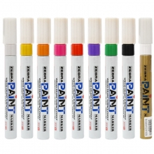 斑马（ZEBRA）MOP-200M PAINT 油漆笔/补漆笔/记号笔/签名签到笔（白色）