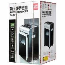 得力（deli）9917 多功能商务办公离子净碎纸机 带空气净化功能 5级保密