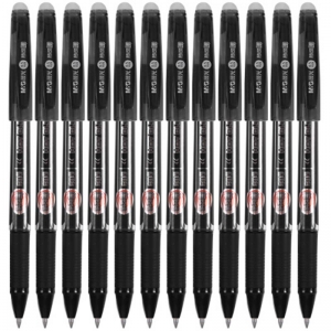 晨光（M&G）AKP61108 热可擦子弹头中性笔/签字笔/水笔（替芯3003）0.5mm 黑色 12支/盒