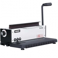 雷盛（RAYSON）TD-1200 手动铁圈装订机双铁圈双线圈34孔装订机 适用装订台历挂历菜谱