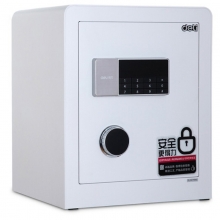 得力（deli）4078A 电子密码保管箱保险柜 高45CM 白色