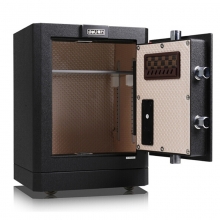 得力（deli）4042 黑尊系列电子密码高级保险箱保险柜保管箱 3C认证 高52cm 贵族黑