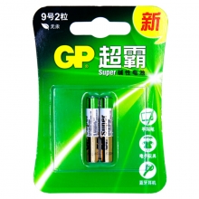 超霸（GP）GP25A-2IL2 9号碱性电池25A 2粒装 AAAA