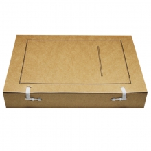 永硕（UOSO）A4-6cm 进口无酸牛皮纸文书档案盒 纸质档案盒 50个装