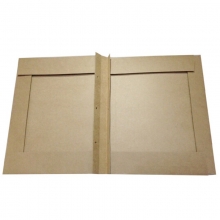 永硕（UOSO）2CM  通用卷皮档案盒 档案卷皮 档案夹 档案封面 档案封皮 A4档案装订夹 50个装