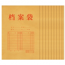 得力（deli）5952 牛皮纸档案袋 175g纯木浆 A4-4cm 10个/包