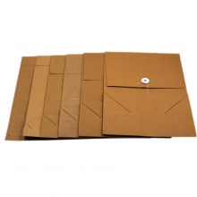 永硕（UOSO）280克 15cm A4牛皮纸档案袋资料袋绕绳袋 25只装
