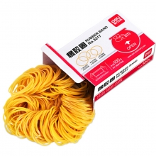 得力（deli）3217 盒装橡胶圈/橡皮筋 100g