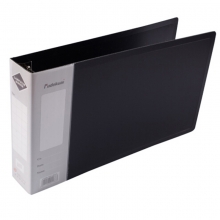 富得快（Fudek）CB211 票据夹/A5发票夹/11孔文件夹 黑色