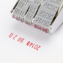 得力（deli）7527 日期章/日期转轮印/日期转轮章 灰白色