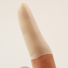 国产 中号护指套/手指套 直径20mm*长60mm 乳白色 约100只/包