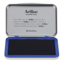旗牌（Artline）EHJ-4 水性印台印泥 143*87mm 特大号 蓝色