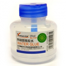 雪奥（XUEAO）1127 带刷圆瓶胶水/液体胶水 带毛刷胶水 5瓶/包 50ml/瓶