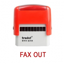 卓达（trodat）4911回墨印章通用章万次印章 E006（FAX OUT）