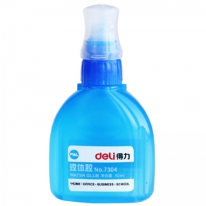 得力（deli）7304 带刷头液体胶水 50ml
