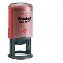 卓达（trodat）46145 文本日期回墨印章/日期转轮印章（定制）Ø45mm 英文日期印