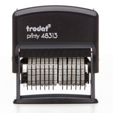 卓达（trodat）48313 可调式号码机/数字章回墨印回墨章 13位 字高3.8mm 蓝色