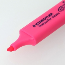 施德楼（STAEDTLER）364-23 隐形喷墨荧光笔彩色重点标记笔 1-5mm 玫红色