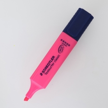 施德楼（STAEDTLER）364-23 隐形喷墨荧光笔彩色重点标记笔 1-5mm 玫红色