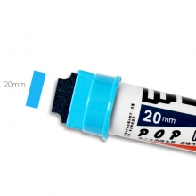 宝克（BAOKE）MK-850-20 唛克笔/POP20广告笔马克笔海报笔记号笔 20mm 咖啡色