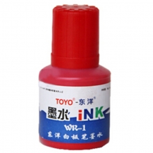 东洋（TOYO）WR-1 白板笔添加墨水添加液/白板水 22cc/瓶 红色